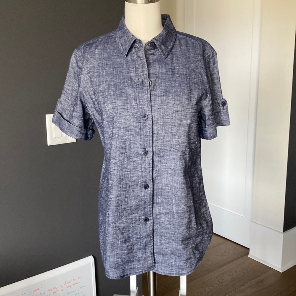 Blue chambray shirt